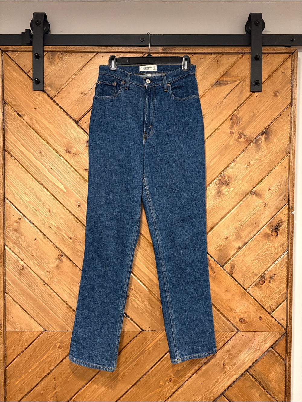 Abercrombie & Fitch 90’s Straight Ultra High-Rise Jeans - Dark Blue 26, 2 R